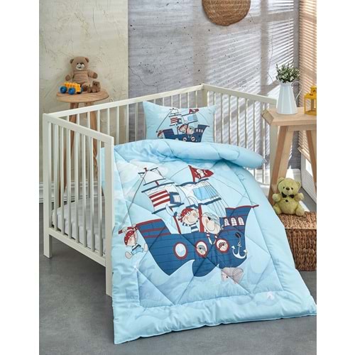 Komfort Home Ranforce Bebek Yorgan Seti %100 Pamuk / V4