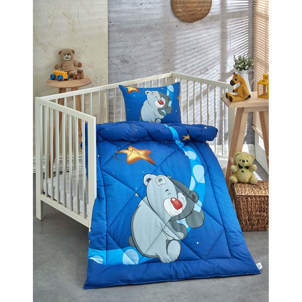 Komfort Home Ranforce Bebek Yorgan Seti %100 Pamuk / V10