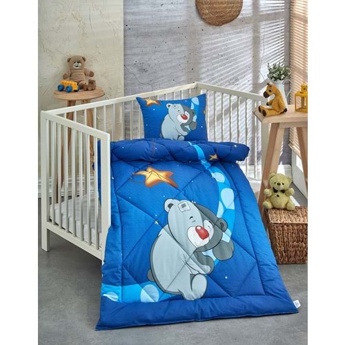Komfort Home Ranforce Bebek Yorgan Seti %100 Pamuk / V10