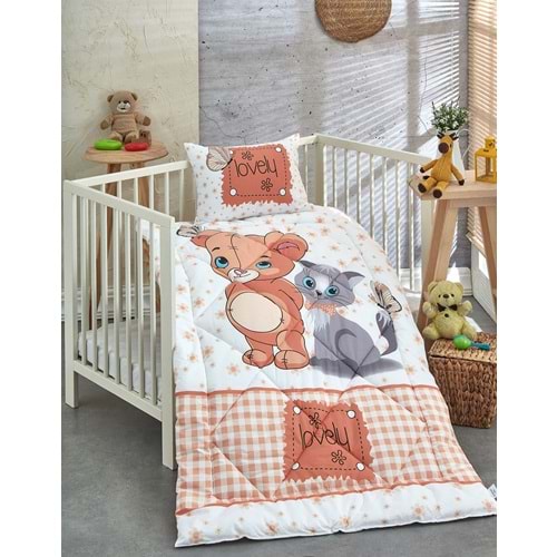 Komfort Home Ranforce Bebek Yorgan Seti %100 Pamuk / V16