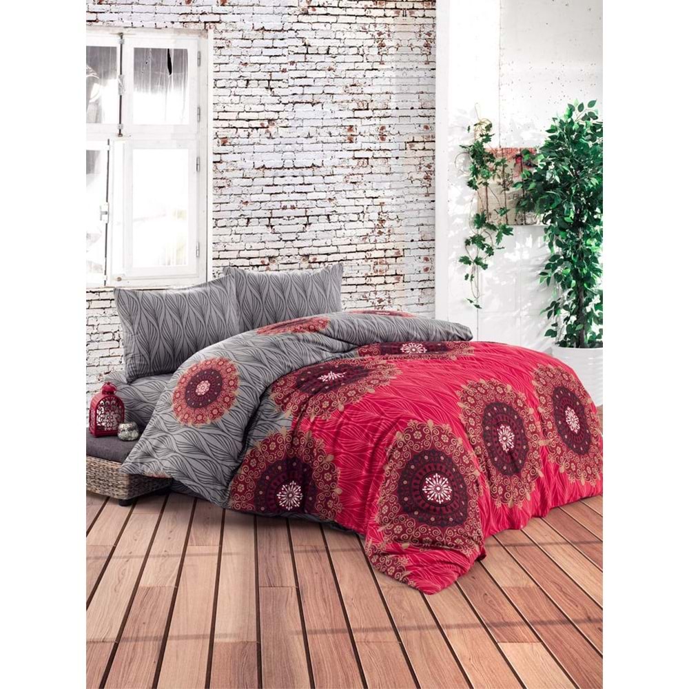 Komfort Home Tek Kişilik Ranforce Nevresim Takımı / Romance