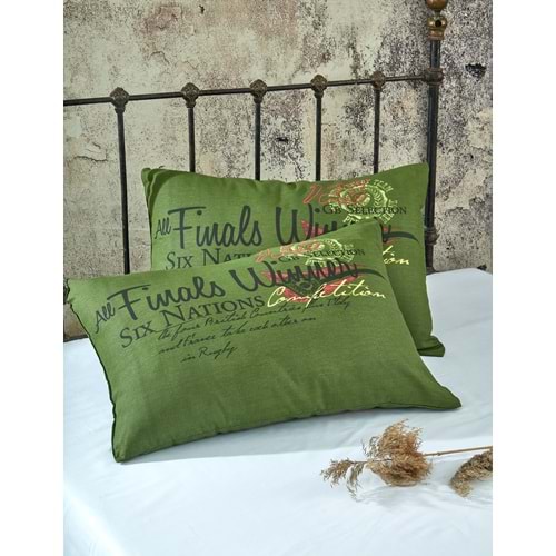 Komfort Home Baskılı Pamuklu Silikon Dolgulu Yastık 50x70 CM /1 Adet