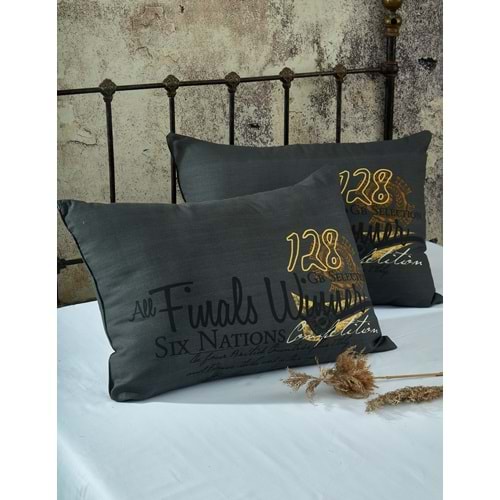 Komfort Home Baskılı Pamuklu Silikon Dolgulu Yastık 50x70 CM /2 Adet