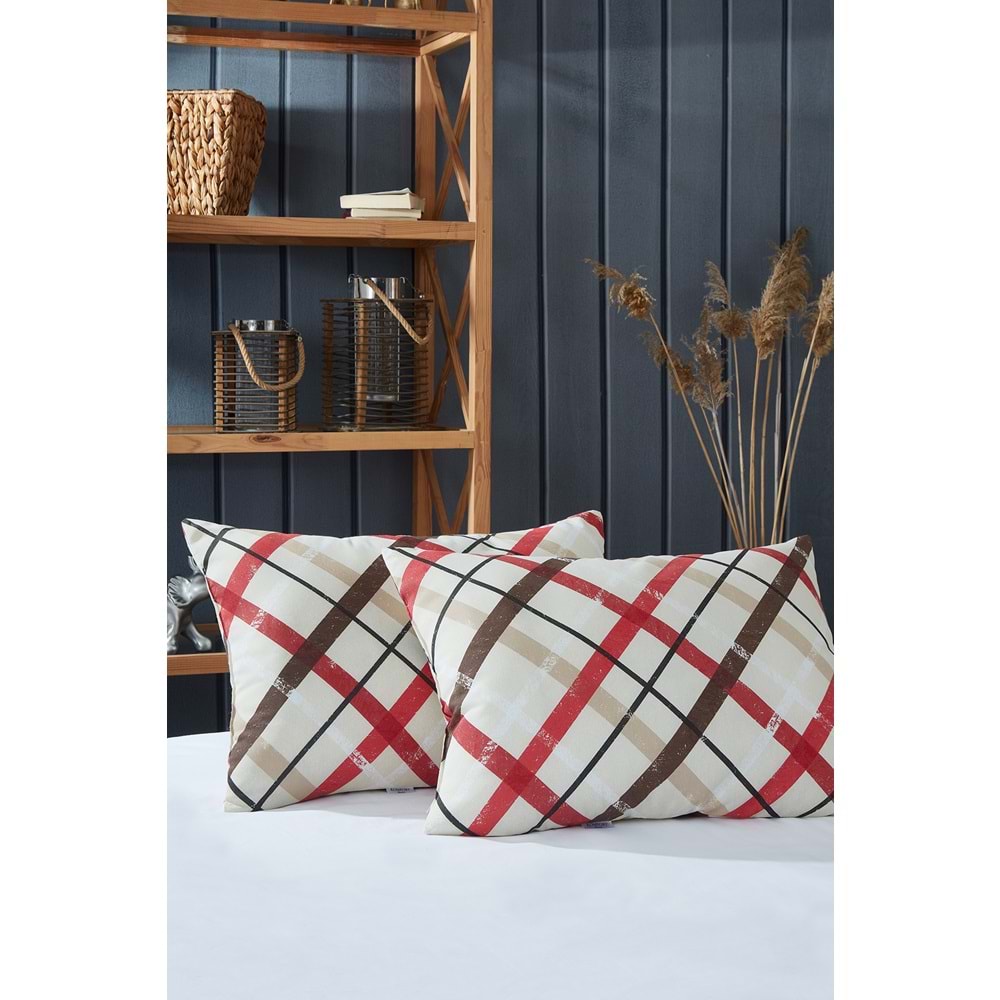 Komfort Home Baskılı Pamuklu Silikon Yastık 50x70 CM (1 Adet)