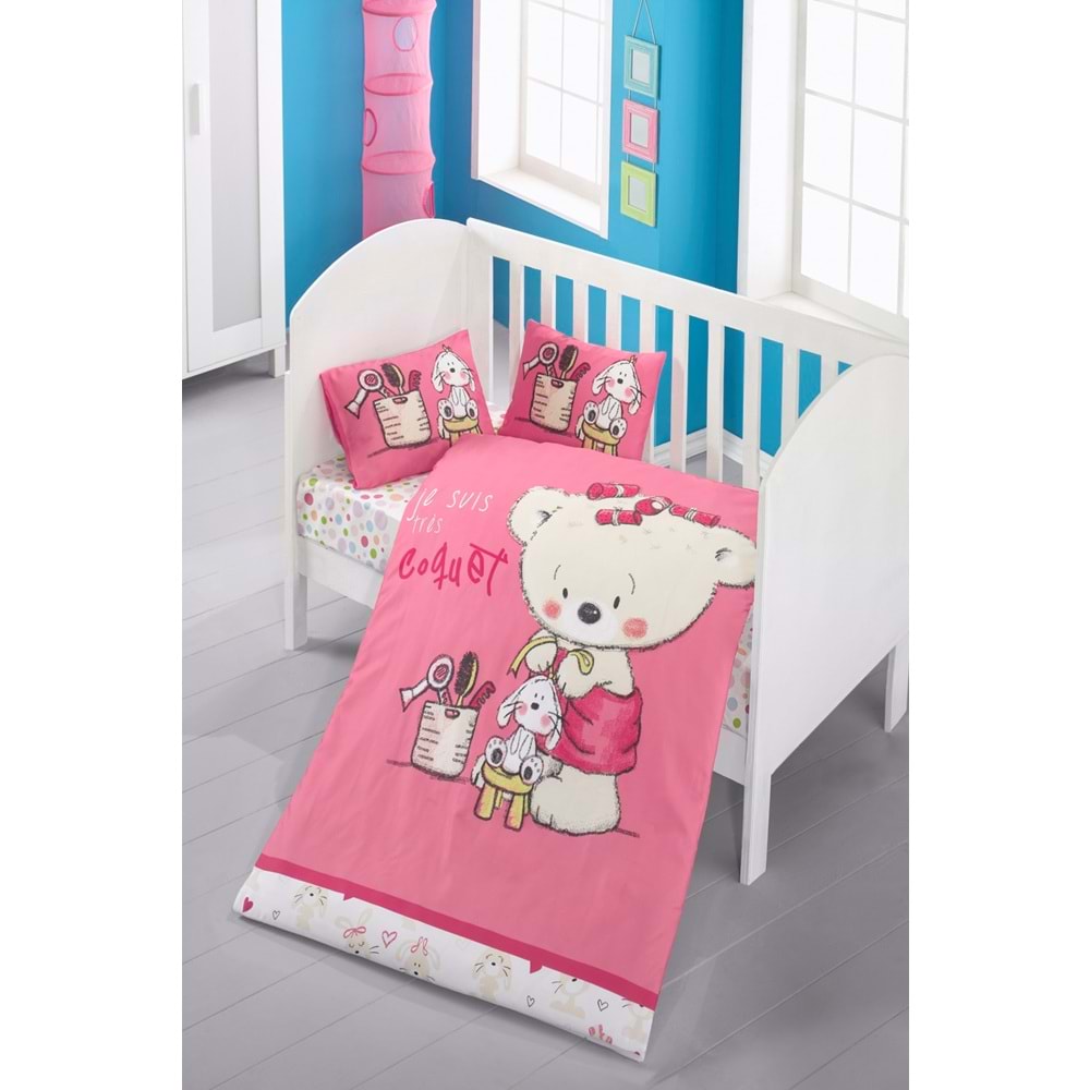 Komfort Home Bebek Nevresim Takımı %100 Pamuk (Victoria)