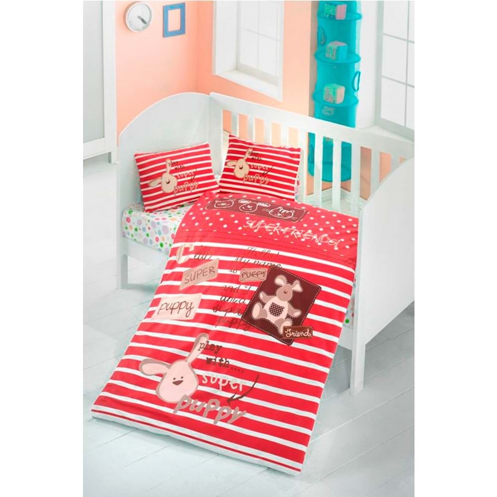 Komfort Home Bebek Uyku Seti %100 Pamuk (Yorgan ve +2 Yastıklı)