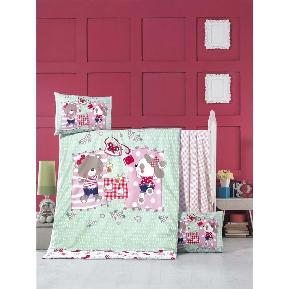Komfort Home Bebek Nevresim Takımı %100 Pamuk (Victoria)