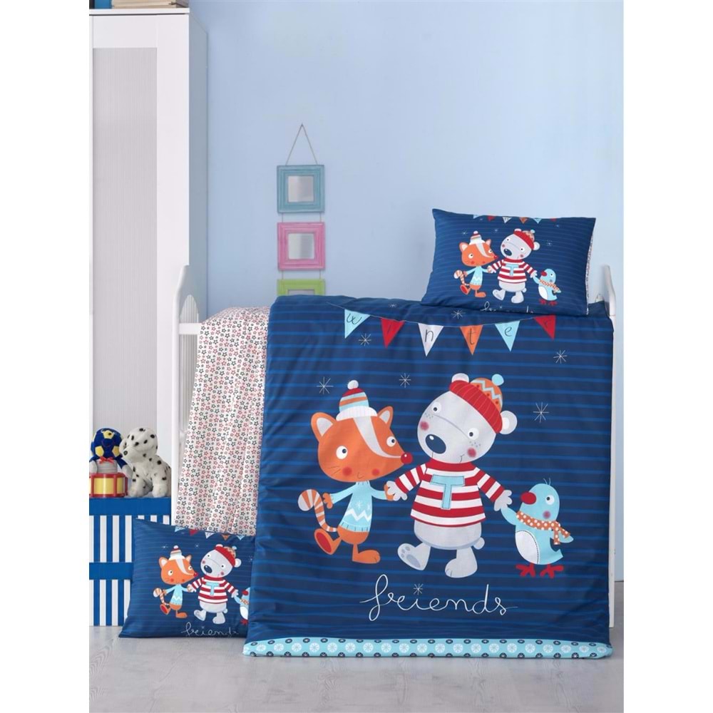 Komfort Home Bebek Nevresim Takımı %100 Pamuk (Victoria)