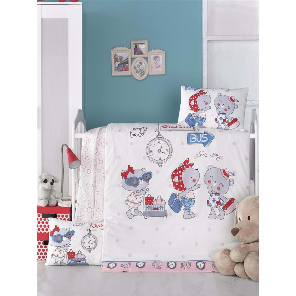 Komfort Home Bebek Uyku Seti %100 Pamuk (Yorgan ve +2 Yastıklı)