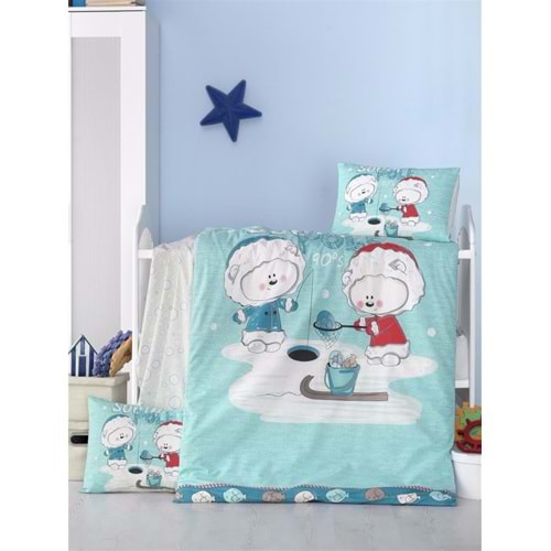 Komfort Home Bebek Uyku Seti %100 Pamuk (Yorgan ve +2 Yastıklı)